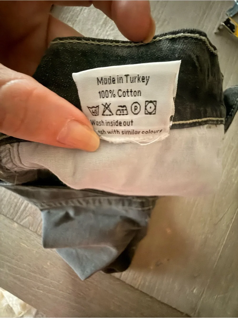 Fitigues Black‎ Denim Mini Skirt Grunge Goth Y2K Size 27